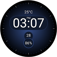 Moonlight Digits Watch Face