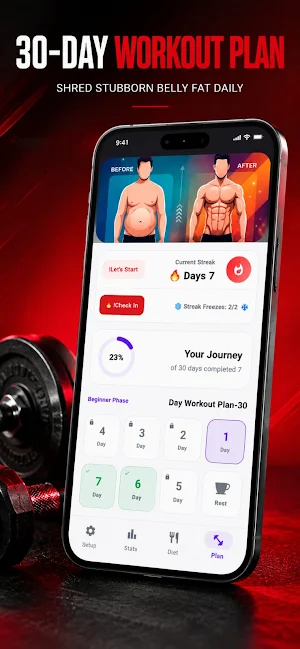 Six Pack in 30 Days - Home Fit Screenshot 0