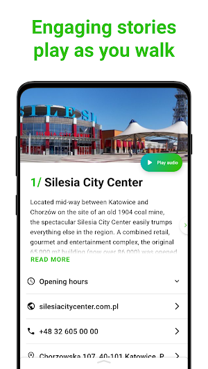 Katowice Tour Guide:SmartGuide Screenshot 1