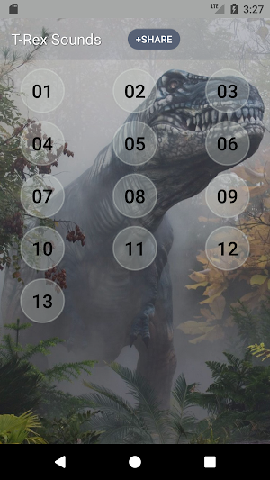 Tyrannosaurus Rex Sounds Screenshot 1