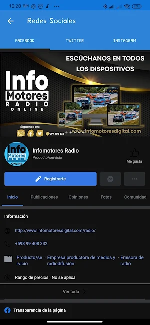 Info Motores Radio Screenshot 3