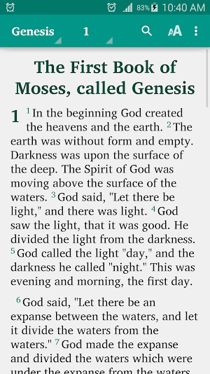 unfoldingWord® Literal Text Bible (English) Screenshot 0
