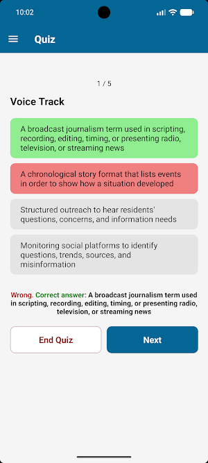 Journalism Terms Dictionary Screenshot 2