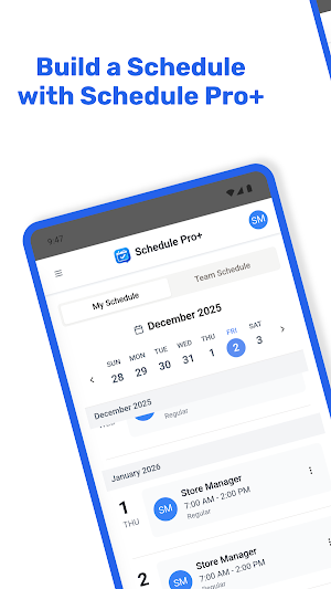 Schedule Pro+ Screenshot 0