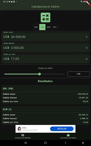 International Salary Calc: BRL Screenshot 1