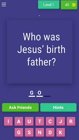 Daily Bible Trivia Screenshot 0