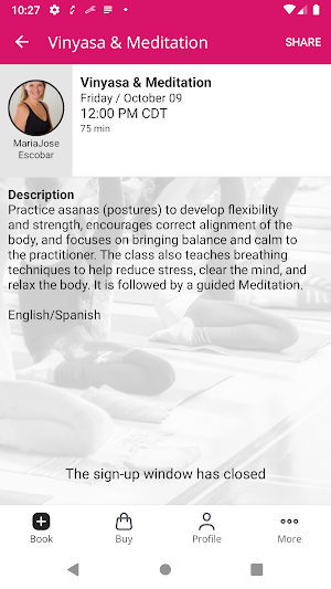 Yoga Shala of San Antonio Screenshot 2