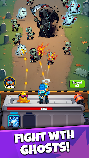 Ghosts and Heroes: Idle TD Screenshot 0