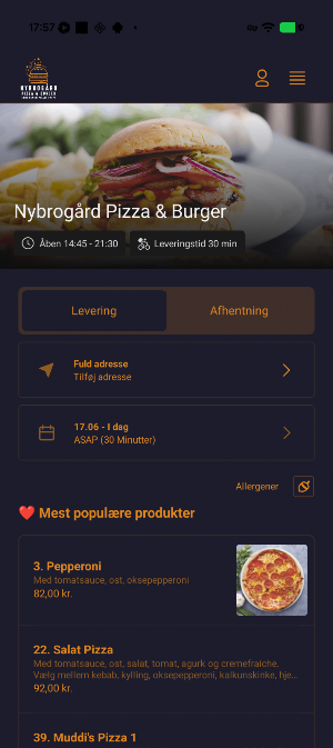 Nybrogård Pizza & Burger Screenshot 0