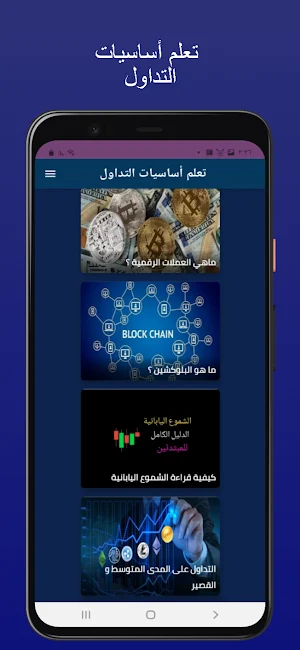 تعلم أساسيات التداول Screenshot 1
