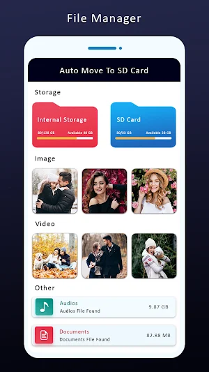 Auto Move To SD Card Screenshot 1