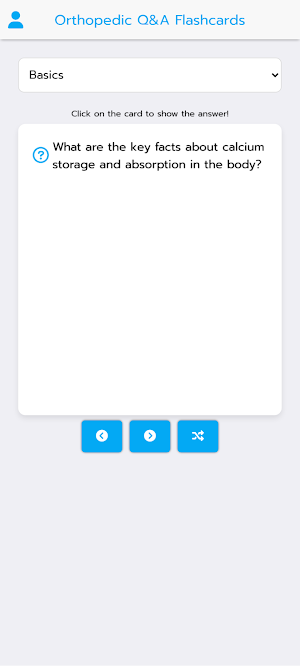 Orthopedic Q & A Flashcards Screenshot 0