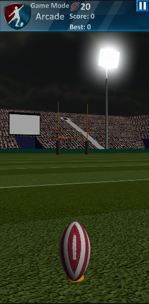 Flick Throw Rugby Ball Screenshot 2