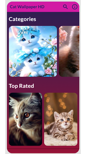 Cat Wallpaper HD Screenshot 0