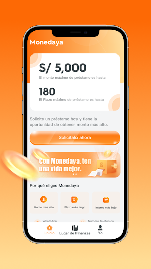 Monedaya-Préstamo seguro Screenshot 0