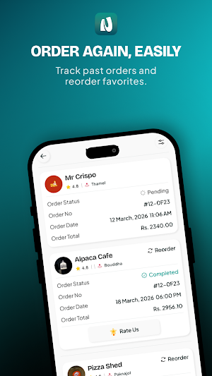 NepMeals Screenshot 2