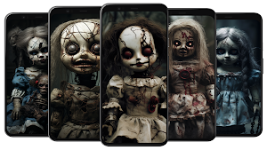 Scary Doll Wallpaper Screenshot 2