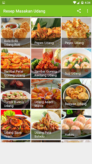 Resep Masakan Udang Screenshot 2