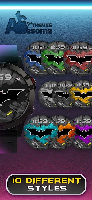 BatmanForever WearOS WatchFace Screenshot 2