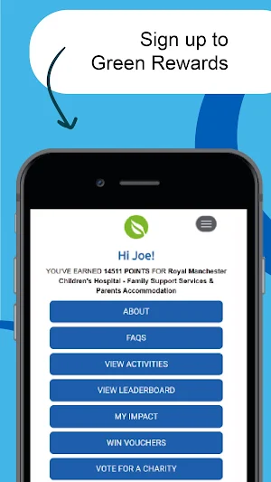 Manchester NHS; Green Rewards Screenshot 0