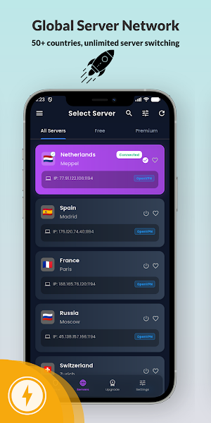 JetVPN - Fast Secure Unlimited Screenshot 3
