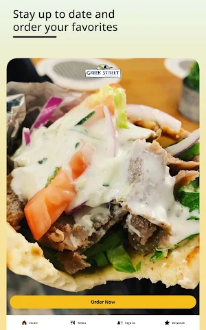 Greek Street App Screenshot 0