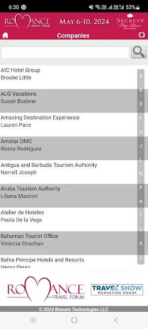 Romance Travel Forum 2024 Screenshot 2