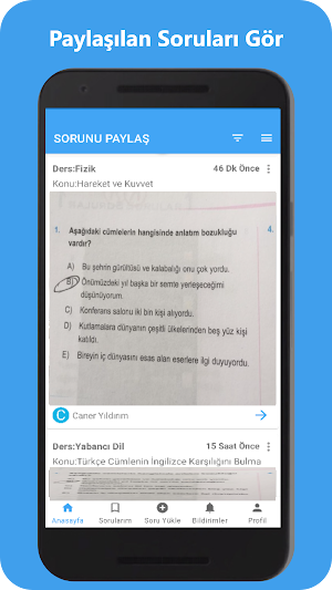 Sorunu Paylaş Yks Screenshot 0