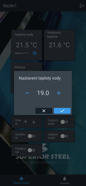 POOL CONTROL Screenshot 1