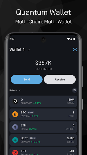 Quantum Wallet Screenshot 0