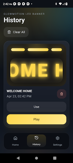 GlowMotion Banner Screenshot 1