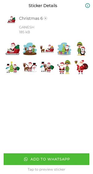 Christmas Stickers Screenshot 2