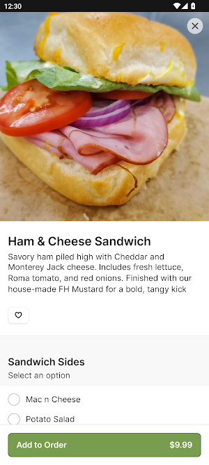 Field House Deli Screenshot 2