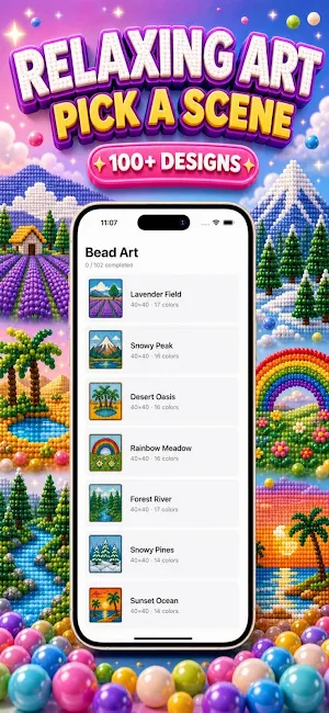 Bead Art: Mosaic Puzzles Screenshot 1