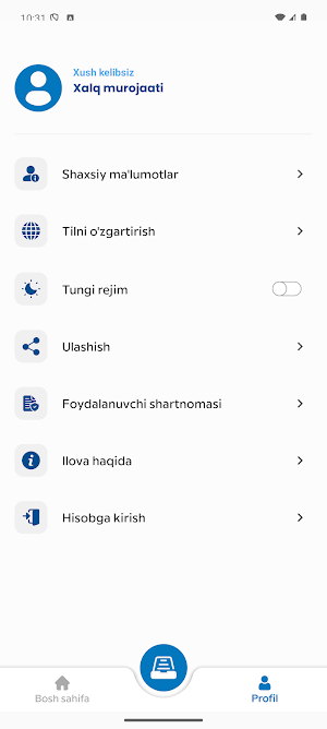 Xaliq murajati Screenshot 2