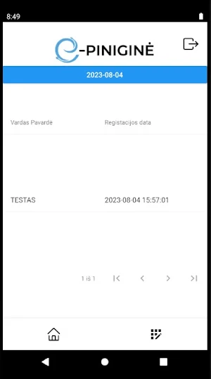 E-piniginė Screenshot 3