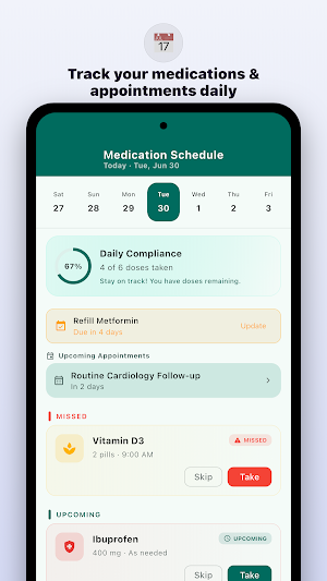 RxTrack: Medication Manager Screenshot 0