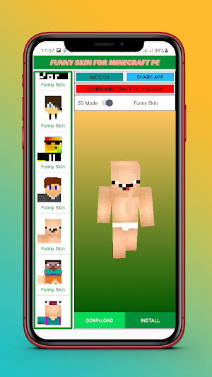 Funny Skin for Minecraft PE Screenshot 1