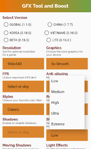 Gfx Tool Pro  For PUB Battlegrounds  - FPS Meter Screenshot 3