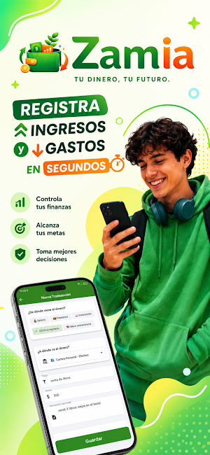 Zamia: controla tus ingresos Screenshot 1