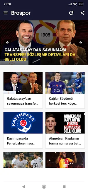 Brospor - Haber, Maç Sonuçları Screenshot 0