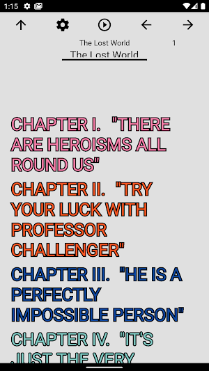 Book, The Lost World Screenshot 0