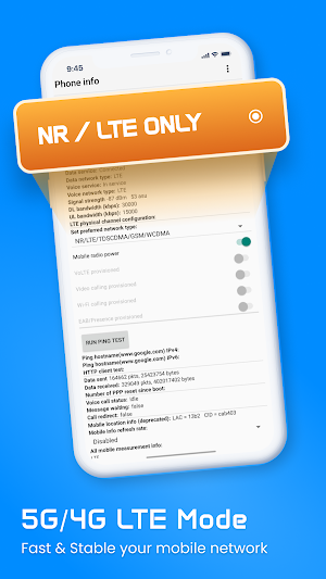 5G/4G Force LTE Only Mode Net Screenshot 0