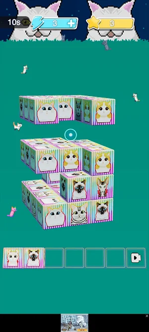 Kitty Cube:3D elimination Screenshot 1