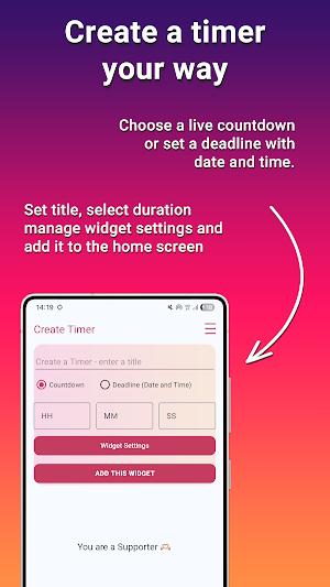 AMS – Countdown Timer Widget Screenshot 1