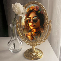 Mirror photo frames