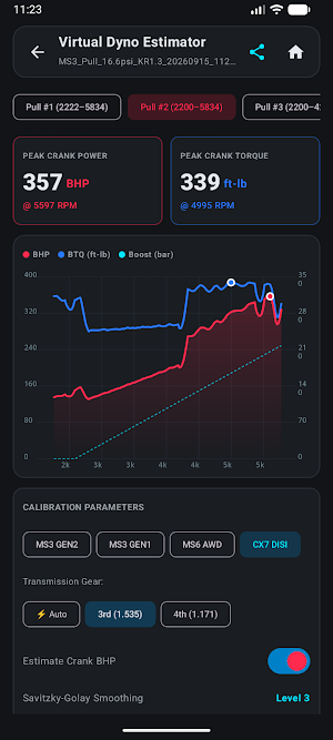 DISI Dash: Mazdaspeed MPS OBD Screenshot 3