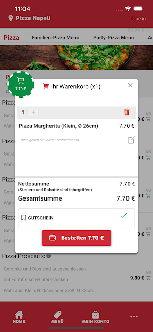 Pizza Napoli Witten Screenshot 3