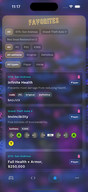Cheats for GTA: All Games Screenshot 3