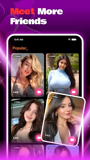 Lico - Live video call & meet Screenshot 2